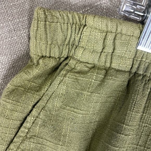 Carbon 2 Cobalt Green Cotton Blend Textured Drawstring Shorts XL 11" Inseam - Picture 5 of 11